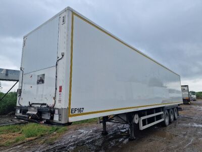 2014 Montracon 13.6m Triaxle Insulated Box Van Trailer