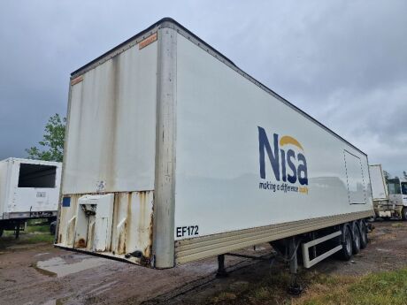 2006 Montracon 13.6m Triaxle Insulated Box Van Trailer