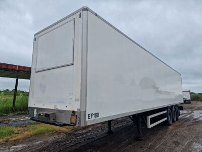 2010 Montracon 13.6m Triaxle Insulated Box Van Trailer