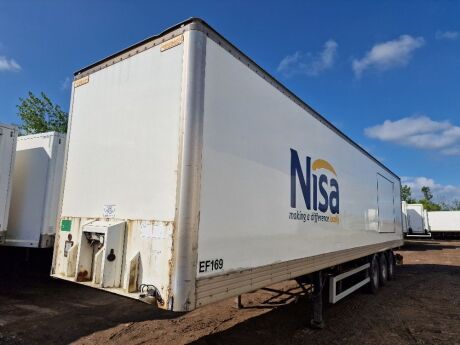 2006 Montracon 13.6m Triaxle Insulated Box Van Trailer