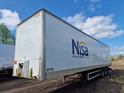 2006 Montracon 13.6m Triaxle Insulated Box Van Trailer