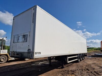 2012 Montracon 13.6m Triaxle Insulated Box Van Trailer