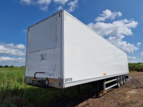 2013 Montracon 13.6m Triaxle Insulated Box Van Trailer