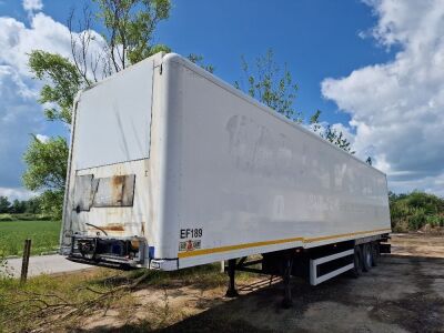 2011 Grays & Adams 13.6m Triaxle Insulated Box Van Trailer