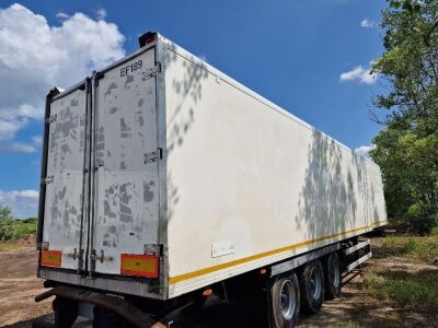 2011 Grays & Adams 13.6m Triaxle Insulated Box Van Trailer - 4