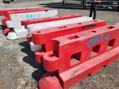 8 x Plastic Highway Barriers  - 3