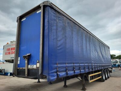 2009 Montracon 13.6m Triaxle Curtainside Trailer