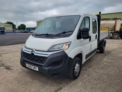 2018 Citroen Relay 35 L3 Crew Cab Tipper - 2