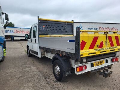 2018 Citroen Relay 35 L3 Crew Cab Tipper - 4