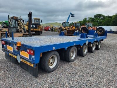 2007 Andover SFCLS80.5 5 Axle Rear Steer Stepframe Low Loader - 2