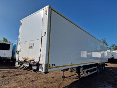 2014 Montracon 13.6m Triaxle Insulated Box Van Trailer