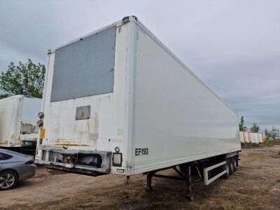 2012 Gray & Adams 13.6m Triaxle Insulated Box Van Trailer