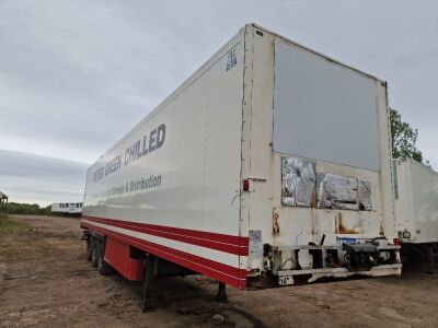 2008 Schmitz 13.6m Triaxle Insulated Box Van Trailer - 4