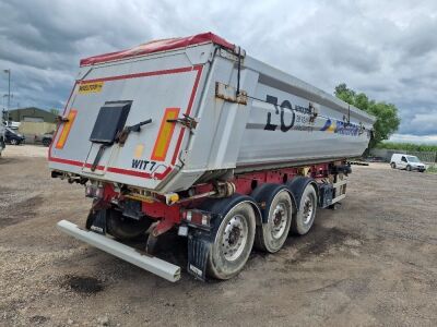 2018 Wielton Triaxle Alloy Body Aggregate Tipping Trailer - 6