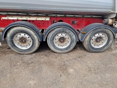 2018 Wielton Triaxle Alloy Body Aggregate Tipping Trailer - 8