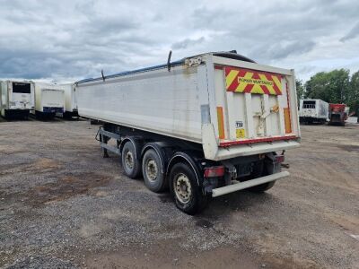 2015 Benalu-France Triaxle Aluminium Body Tipping Trailer - 4