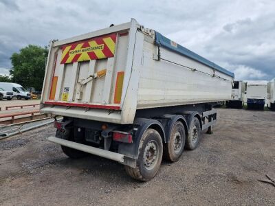 2015 Benalu-France Triaxle Aluminium Body Tipping Trailer - 6