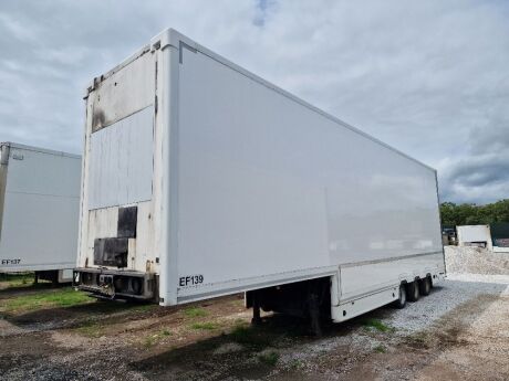 2015 Paneltex 13.6m Triaxle Insulated Box Van Trailer