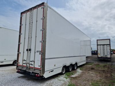 2015 Paneltex 13.6m Triaxle Insulated Box Van Trailer - 4