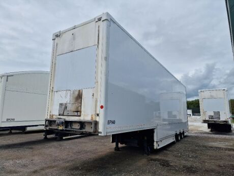 2015 Paneltex 13.6m Triaxle Insulated Box Van Trailer