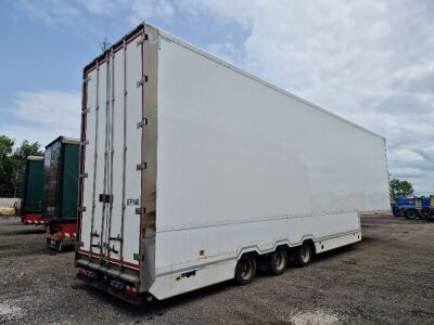 2015 Paneltex 13.6m Triaxle Insulated Box Van Trailer - 4