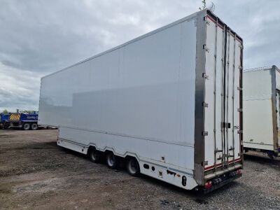 2015 Paneltex 13.6m Triaxle Insulated Box Van Trailer - 6