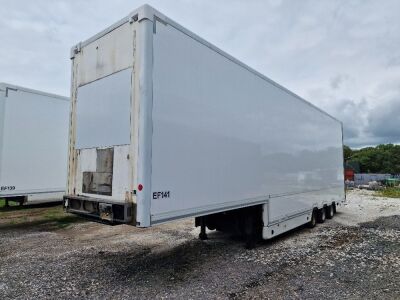 2015 Paneltex 13.6m Triaxle Insulated Box Van Trailer