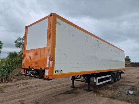 2010 Grays & Adams 13.6m Tandem Axle Insulated Box Van Trailer