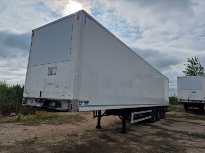 2015 Montracon 13.6m Triaxle Insulated Box Van Trailer