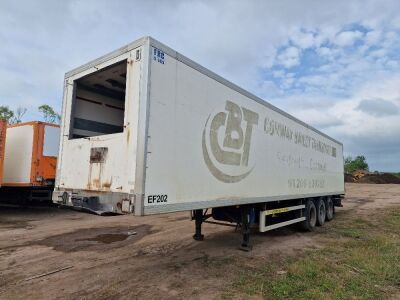 2002 Montracon 13.6m Triaxle Meat Railer Insulated Box Van Trailer