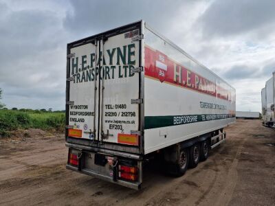 2005 Gray & Adams 13.6m Triaxle Insulated Box Van Trailer - 4