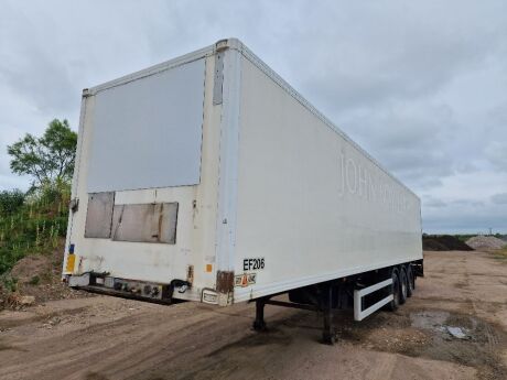 2011 Gray & Adams 13.6m Triaxle Insulated Box Van Trailer