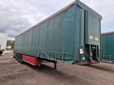 2010 Schmitz 13.6m Triaxle Curtainside Trailer - 3