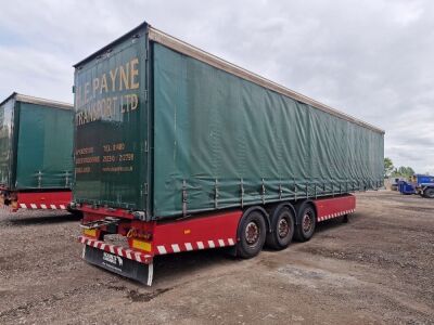 2010 Schmitz 13.6m Triaxle Curtainside Trailer - 4