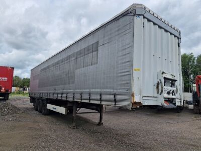 2013 Krone 13.6m Triaxle Curtainside Trailer - 3