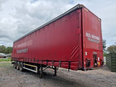 2008 Montracon 13.6m Triaxle Curtainside Trailer - 3