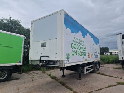 2015 Montracon 8.6m Tandem Axle Insulated Box Van Trailer