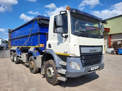 2014 DAF CF85 370 8x4 Steel Body Tipper