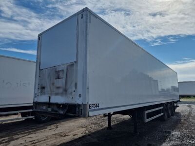 2015 Montracon 13.6m Triaxle Insulated Box Van Trailer