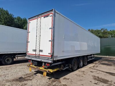 2015 Montracon 13.6m Triaxle Insulated Box Van Trailer - 4