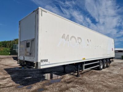 2015 Montracon 13.6m Triaxle Insulated Box Van Trailer