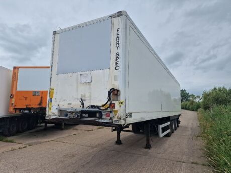 2009 Gray & Adams 13m Triaxle Insulated Box Van Trailer 