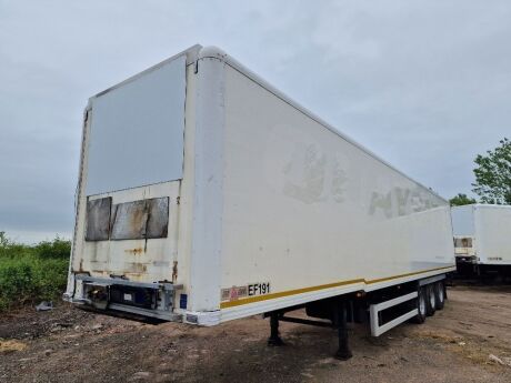 2011 Gray & Adams 13.6m Triaxle Insulated Box Van Trailer