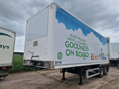 2015 Montracon 8.6m Tandem Axle Insulated Box Van Trailer