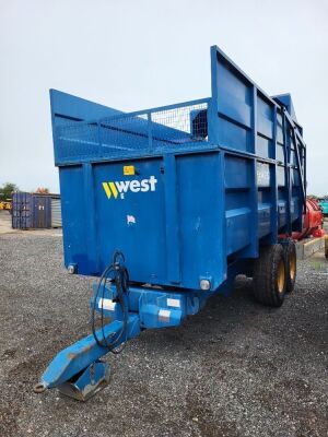 West 10ton Tandem Axle Silage Trailer - 2