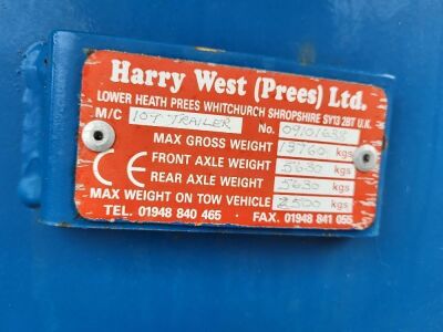 West 10ton Tandem Axle Silage Trailer - 9