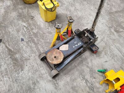 Car Jack + 2 x 2 ton Axle Stands - 2