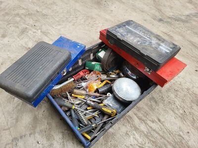 Basket of Various Tools + Lights