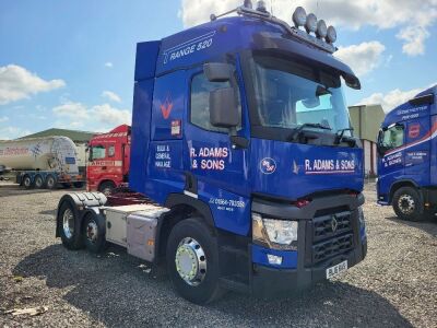 2016 Renault T520 Comfort 6x2 Mini Midlift Tractor Unit