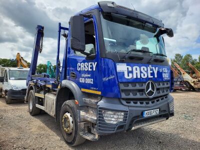 2016 Mercedes Arocs 1824 4x2 Telescopic Skip Loader